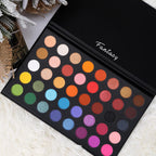 Highly Pigmented Eye Makeup Palette, Matte Shimmer Metallic Eyeshadow Pallet Long Lasting Blendable Natural Colors Make Up Eye Shadows Cosmetics Gift Kit Colorful Palette