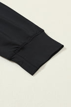 Dark Brown Casual Drawstring Drop Waist Pocketed Joggers