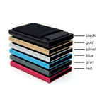 Aluminum Wallet With Elasticity Back Pouch