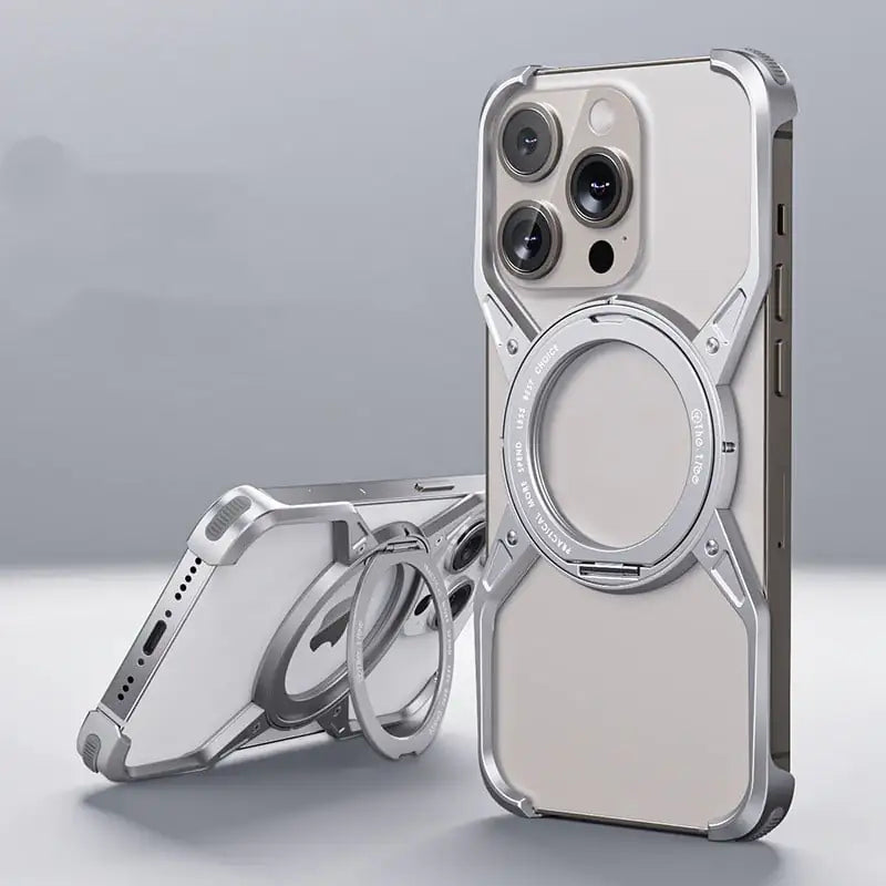 Magnetic Metal Aluminium Alloy Rimless Phone Case