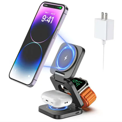 Tri Mag Wireless Charger