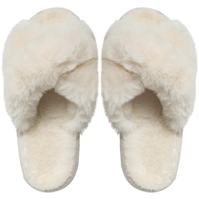 Winter Luxury Fur Slippers