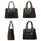 Women's 2-Piece Leather Handbag Set