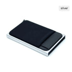 Aluminum Wallet With Elasticity Back Pouch