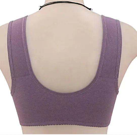 Button-Up Tank Top Bra