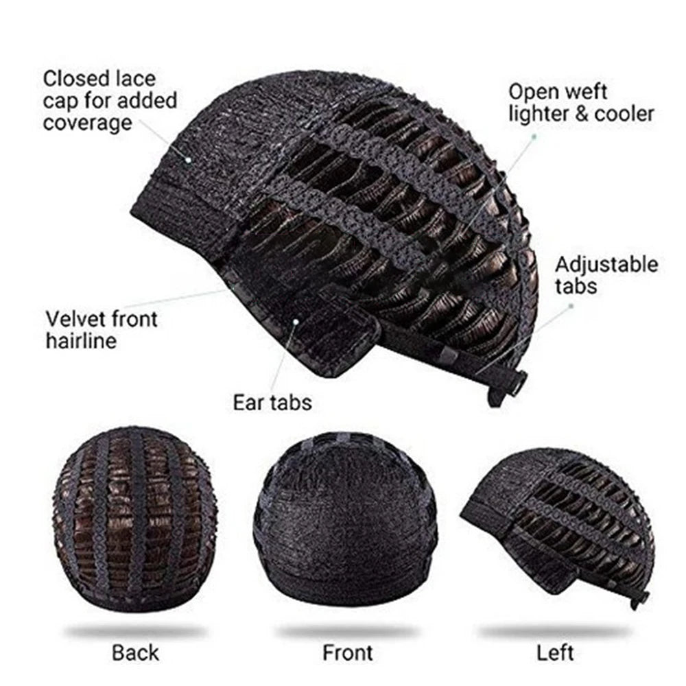 Short Afro Curly Bob Synthesis Hair Wigs With Bangs For Women Brazilian Remy Hair Wear and Go Natural Brown Kinky Curly Wigs