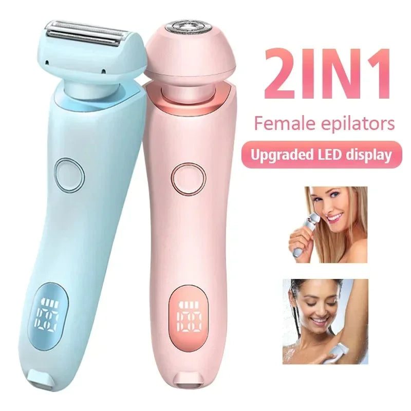 2 In 1 Hair Removal USB Rechargeable Trimmer