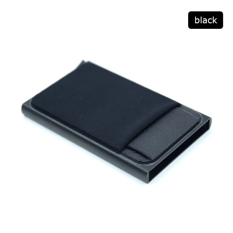 Aluminum Wallet With Elasticity Back Pouch