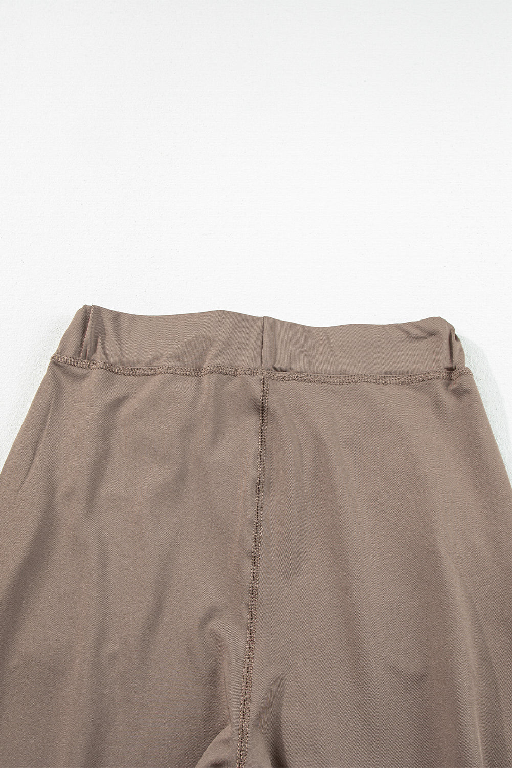Dark Brown Casual Drawstring Drop Waist Pocketed Joggers