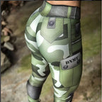 Jungle Commando Print Push Up Leggings