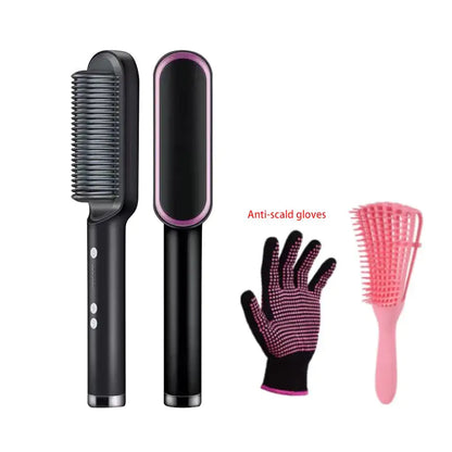 Hair Straightener Comb Set