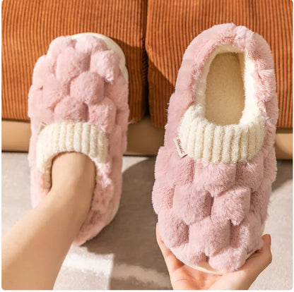 Cozy Cotton Winter Slippers for Women