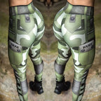 Jungle Commando Print Push Up Leggings