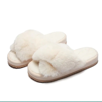 Winter Luxury Fur Slippers